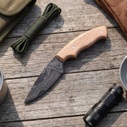 Whiplash (USA Damascus) - DIY Knife Kit - (w/Handle Combos)