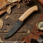 Apache (USA Damascus) - DIY Knife Kit - (w/Handle Combos)