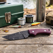 Traveler (USA Damascus) - DIY Knife Kit - (w/Handle Combos)
