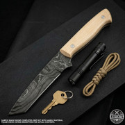 Lucha Tanto (USA Damascus) - DIY Knife Kit - (w/Handle Combos)