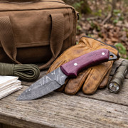 USA Skinner (USA Damascus) - DIY Knife Kit - (w/Handle Combos)
