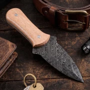 Pygmy Dagger (USA Damascus) - DIY Knife Kit - (w/Handle Combos)