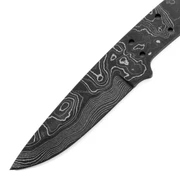 Dixie Gambler (USA Damascus) - DIY Knife Kit - (w/Handle Combos)