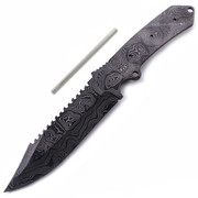 Alien Hunter (USA Damascus) - DIY Knife Kit - (w/Handle Combos)