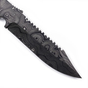 Alien Hunter (USA Damascus) - DIY Knife Kit - (w/Handle Combos)