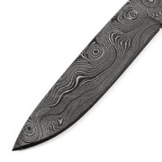 Fire Ant (USA Damascus) - DIY Knife Kit - (w/Handle Combos)