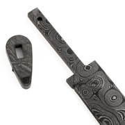 Fire Ant (USA Damascus) - DIY Knife Kit - (w/Handle Combos)