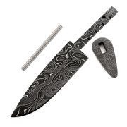 Wolverine (USA Damascus) - DIY Knife Kit - (w/Handle Combos)