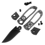 Super Squirt 3.0 - Button Lock - DIY Folding Knife Kit - (Blackout) - (w/Handle Combos)