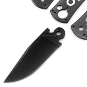 Super Squirt 3.0 - Button Lock - DIY Folding Knife Kit - (Blackout) - (w/Handle Combos)