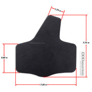 Hybrid Holster Making Kit w/Cowhide Leather Backer - KYDEX®