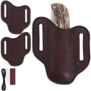 Sheath Kits - Folding Knife - Angled Pouch - Leather - Medium