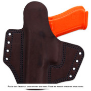 Leather Holster Kit for Glock 17 Gen5 - (Pancake) - Espresso - (RH) - (0.75in)