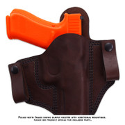 Leather Holster Kit for Glock 17 Gen5 - (Pancake) - Espresso - (RH) - (0.75in)