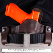 Leather Holster Kit for Glock 17 Gen5 - (Pancake) - Espresso - (RH) - (0.75in)