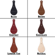 Leather Key Fob Kits - Packs to 25 - Color Variety Pack - Nickel - 6 Pack
