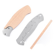DDR3 - Handle Scales - Wood - (Curved Bolster)