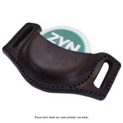 Leather Holster Kit for Dip Cans - (Pancake) - Espresso - 1.50in - w/Tools