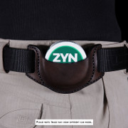 Leather Holster Kit for Dip Cans - (Pancake) - Espresso - 1.50in - w/Tools