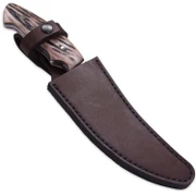 Leather Knife Sheath Making Kit - (fits up to 6.0 inch blades) - (Espresso) - (w/Tools)