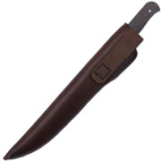 Leather Knife Sheath Making Kit - (fits up to 12.0 inch Filet Knives) - (Espresso) - (w/Tools)