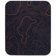 Mouse Pad - Topographical Map (Reversed) - (7.75 x 9.25 x 0.125)