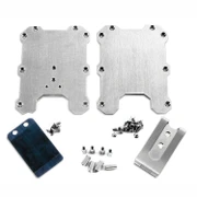 Rebranded Customs - Tactical Wallet - Aluminum - Splatter Black - Parts Kit