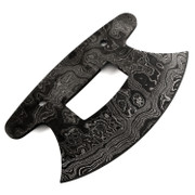 *The Chopper - (USA Damascus) - DIY Knife Kit - (Blade Blank & Pinstock Only)