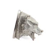 Pommel - Bear Head - Nickel Silver - Satin Finish