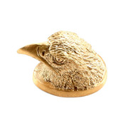 Eagle Head Pommel - Bronze - Fully Engraved
