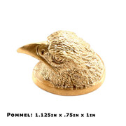 Pommel - Eagle Head - Bronze