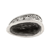 Pommel - Floral Loop Cap II - Nickel Silver