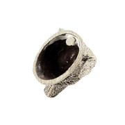 Pommel - Growling Bear Head - Nickel Silver
