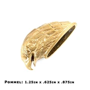 Pommel - Hawk Head - Bronze