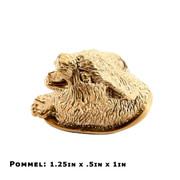 Pommel - Lynx Head - Bronze