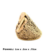 Pommel - Moose Hoove - Bronze