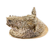 Pommel - Wild Boar Head - Bronze