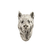 Pommel - Wild Cat Head - Nickel Silver