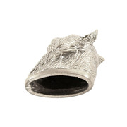 Pommel - Wild Cat Head - Nickel Silver