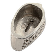 Guard - Celtic Knot - (1-1/4 x 5/8 x 3/8) - [0.54 x 0.11 slot] - Nickel Silver