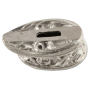 Floral Scroll Guard VII - Nickel Silver - .38 Slot