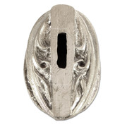 Guard - Floral Scroll VII - (1-1/4 x 3/4 x 1/2) - [0.38 x 0.095 slot] - Nickel Silver