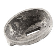 Guard - Floral Scroll VIII - (1-1/8 x 7/8 x 1/2) - [0.355 x 0.075 slot] - Nickel Silver