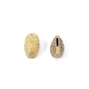 Pommel/Guard Set - Celtic Scroll Engraved Set - Brass