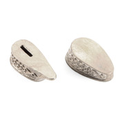 Pommel/Guard Set - Engraved Celtic Knot Set I - Nickel Silver
