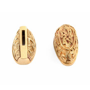 Pommel/Guard Set - Engraved Celtic Knot Set IV - Bronze
