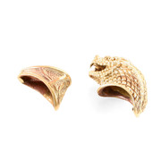 Pommel/Guard Set - Engraved Cobra - Bronze