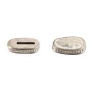 Pommel/Guard Set - Engraved Fox Set - Nickel Silver