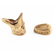 Pommel/Guard Set - Engraved Pike Set II - Bronze