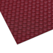 HOLSTEX® Sheet - (Blood Red) - (Basketweave Texture)